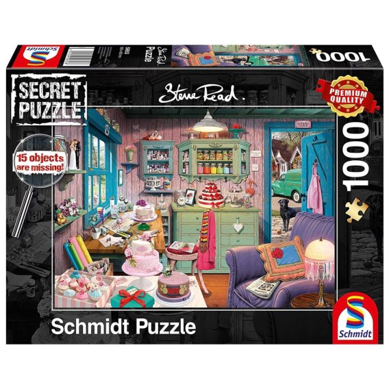 PQ Puzzle 1000 el. STEVE READ (Secret Puzzle) Pokój babci Schmidt ...